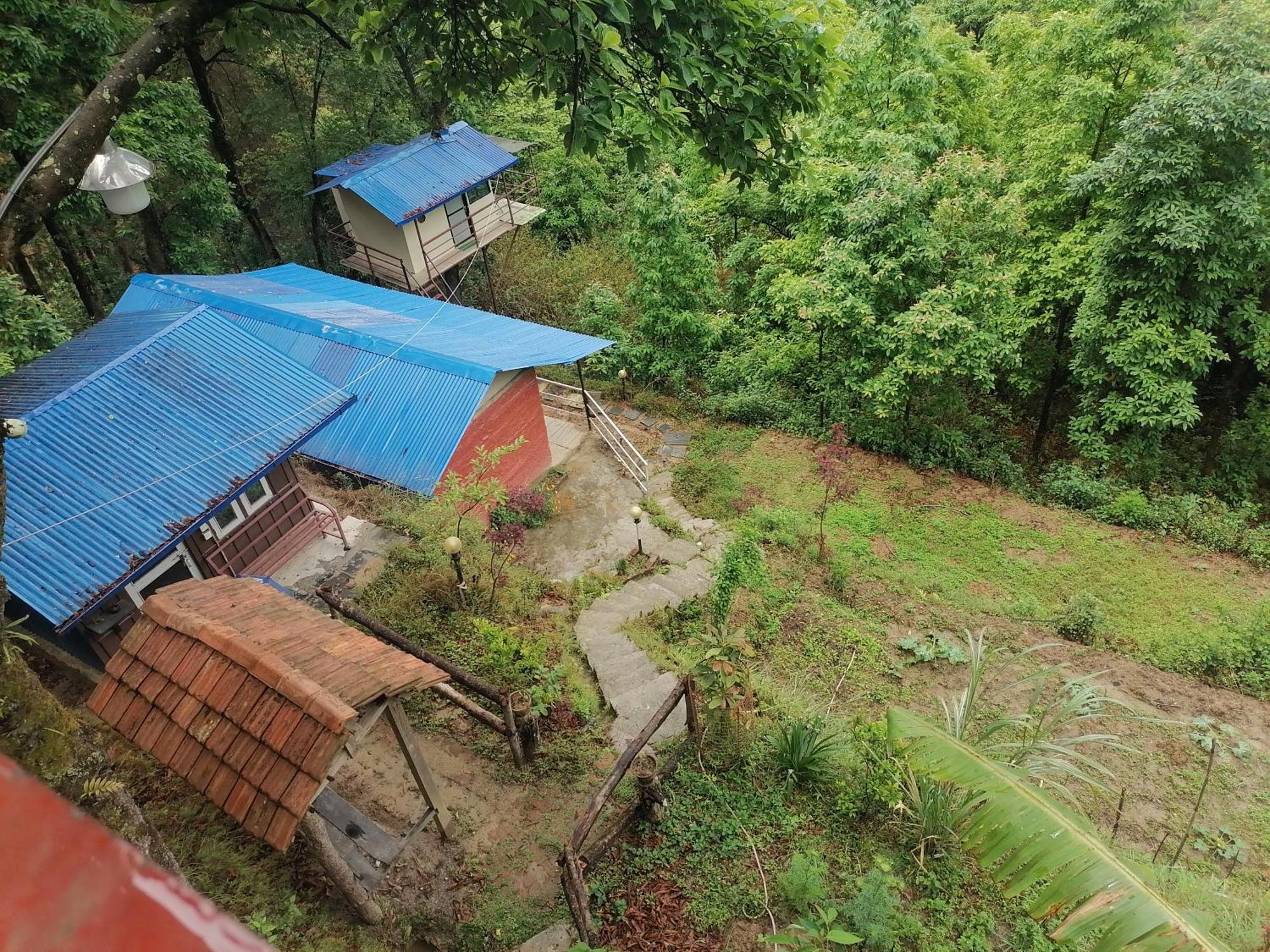 Jungle Crown Organic Homestay Нагаркот Стая снимка